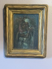 Alice Hobbs Bolton Coutts Original Miniature Oil Painting – Signed Estate - 8x6 picture