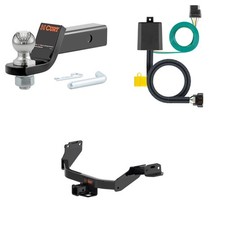 CURT Class 3 Towing Kit Trailer Hitch, Wiring, Ball Mount - 13609, 56420, 45836 picture