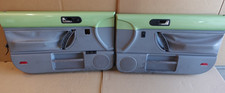 *FAIR* PAIR 1998-2010 VW OEM Volkswagen Beetle HARDTOP Door Panels GREEN/GREY picture
