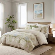 Harbor House Kiawah Island 5 Piece Cotton Duvet Cover Set & Pillow - Cali King picture