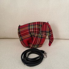 Loewe Elephant Mini Calfskin Black Crossbody Bag Red AUTH euc picture