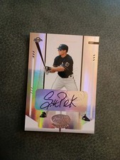 2004 Leaf Certified Materials #171 Scott Podsednik Silver Mirror Auto 032/100 picture