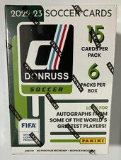 2022-23 Panini Donruss Soccer Blaster Box - 6 Packs - 15 cards per pack picture