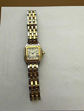 Cartier mini Panthère Women’s Two-Tone Stainless Steel Quartz Watch Box & Manual picture