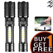 990000000Lumen Super Bright LED Tactical Flashlight Rechargeable LED Work Lights picture