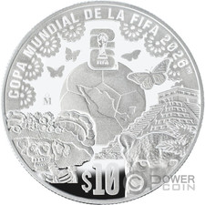 FIFA WORLD CUP 26 Silver C0in 10 Mexico 2026 picture