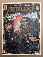 Metallica São Paulo Brazil 2022 Luke Martin Tales of Terror AP Artist Proof X/70 picture