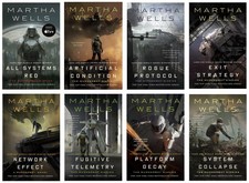 The Murderbot Diaries Collection 8 book set All Systems Red,Artificial Condition picture