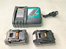 Lot of 2 18V 6.0AH LXT Battery For Makita Li-Ion W/ Charger picture