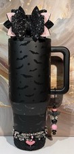 Hydrojug Haloween Collection  Glow in the dark 40oz TRAVELER MIDNIGHT BATS picture