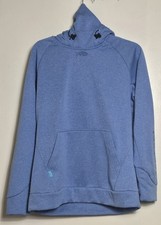 AFTCO Coastal Layer Blue Pullover Hoodie Performance Fishing Gaiter Neck Men's M picture