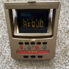 RARE Vtg 1999 MGA Entertainment by Nintendo Poker Game Works Handheld Gold picture