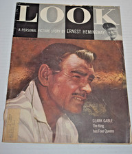September 4, 1956 Look Magazine - Clark Gable on Cover picture