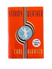 ✍️ Hiaasen ~ STORMY WEATHER ~ SIGNED ~ 1st ed. (1995) picture