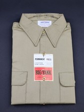 Vintage 40s 50s Deadstock Big Yank Button Work Shirt Sanforized Union Made picture