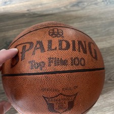 Vintage 1970s Spalding Top Flite 100 Last Bilt Basketball Official 1976 Olympics picture