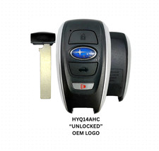 HYQ14AHC - UNLOCKED WORN OEM Subaru Keyless Remote Smart Key 4B Trunk picture