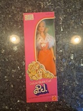 Super RARE 9218-19 DELUXE QUICK CURL PJ DOLL-BRAND NEW-MATTEL 1975 Barbie picture