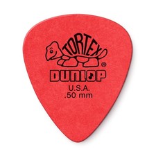 Jim Dunlop Tortex Standard Pick .50MM - 24 Pack 0.50mm, Red picture