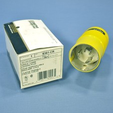 Leviton 6361-CR Yellow 50A Turn Lock Marine Plug Non-NEMA Corrosion Resistant picture