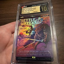 MTG Settle the Wreckage Foil Secret Lair x TMNT: The Lost Ronin CGC Pristine 10 picture