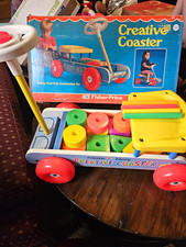 Vintage Fisher-Price Creative Coaster #987 boxed picture