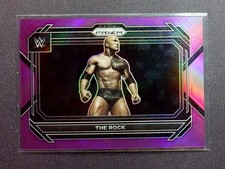 2023 Panini Prizm WWE - The Rock #41 Purple Prizm /149 picture