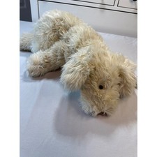 Vintage 1991 Gund Trouble Plush Dog Cream Shaggy Floppy Stuffed Animal 1353 22in picture