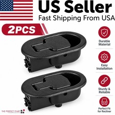 2 PCS Universal Sofa Recliner Pull Handle Replacement Release Lever Black New picture