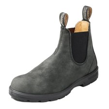 587 Blundstone Chelsea Boots Unisex Rustic Black Size 6.5 picture