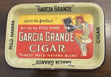 Vintage Garcia Grande Cigar Tip Tray Mild Havana Great Condition picture
