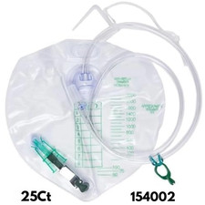 25Ct Urinary Drainage Bags 2000mL w/ Anti-Reflux Chamber 154002 picture