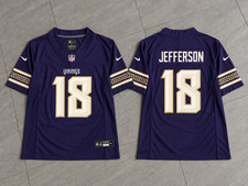 2026 Minnesota Vikings Rivalry Jersey Justin Jefferson #18 Vapor F.U.S.E Size Lg picture