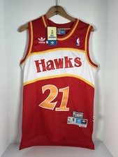 ADIDAS HWC VINTAGE 1985-1986 DOMINIQUE WILKINS HAWKS SOUL SWINGMAN JERSEY picture