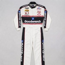 Vintage Dale Earnhardt Jr. Goodwrench NASCAR Racing Suit Level 2 FIA White Black picture
