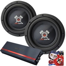 2x Gravity Warzone WZ12D4 12in Subwoofers + Warzone 3500W Amplifier + Wiring Kit picture