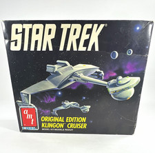AMT/ERTL Star Trek Klingon Cruiser Space Ship Model Kit #6743 Vintage Sealed  picture