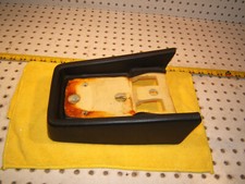 Jaguar 2001 XJR Front console end Black rear seats Genunie OEM 1 Tray only picture