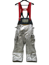 Quaker Safety Aluminized Firefighting Pants + Gloves – NFPA 1971 – Size 38x28 picture