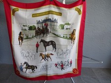 Hermes Les Haras Nationaux Silk Scarf 90cm Hubert de Watrigant picture