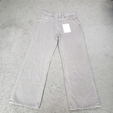 Our Legacy Third Cut Wide Leg Jeans Mens 31 Beige Pink Cast Chain Twill picture