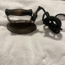 1920’s Central Flatiron Duo Point Electric Iron Johnson City NY w cord picture