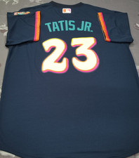 Fernando Tatis Jr. #23 SD Padres City Connect Obsidian Pullover Stitched Jersey. picture