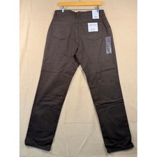 Gloria Vanderbilt Amanda Slimming Jeans Brown High Rise Tapered Leg NWT picture