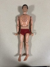 Vintage Hasbro GI Joe 12” Talking Body Flocked Hair –Talker Removed Pat. 3277602 picture