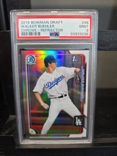 2015 Bowman Draft Chrome Refractor Bowman 1ST #46 Psa Mint 9 picture