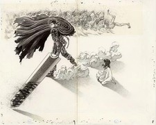 Berserk Exhibition Original Illustration Board Kentaro Miura Art 297x370mm picture