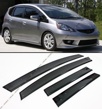 FOR 09-14 2ND GEN HONDA FIT GE8 OE STYLE WINDOW VISOR RAIN GAURD W/ CLIPS +TAPE picture