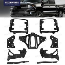 For 2016-2018 Chevy Silverado 1500 Front Bumper Support Mount Bracket Set 9Pcs picture