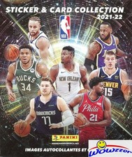 2021/22 Panini Basketball Sticker & Card 50 Pack Sealed Box-250 Stickers+50 Card picture